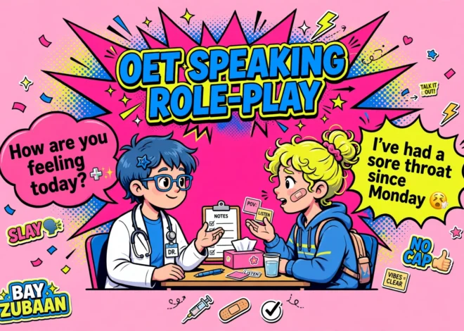 What Happens in the OET Speaking Role-Play?