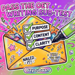 How to pass the OET Writing sub-test: the five-part referral letter structure and six assessment criteria.