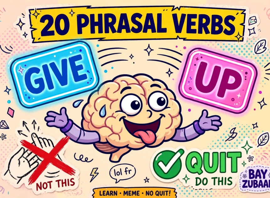 20 Phrasal Verbs Urdu and Hindi Speakers Translate Literally (and What to Say Instead)