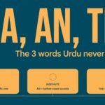A, AN, THE: the 3 words Urdu never needed. English article rules guide for Urdu and Hindi speakers